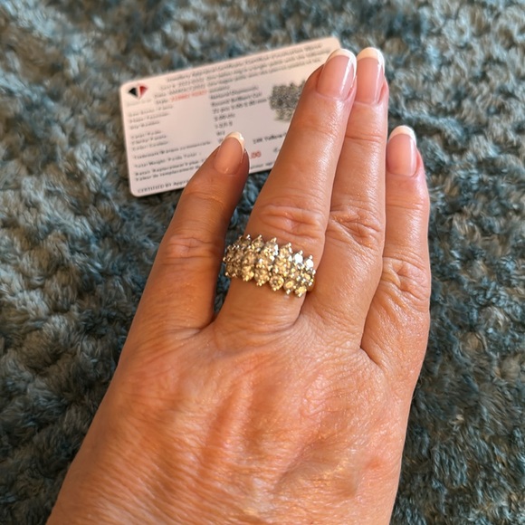 Jewelry - 14K Yellow Gold Diamond Ring